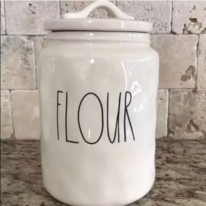 Rae Dunn Large Letter Flour Canister